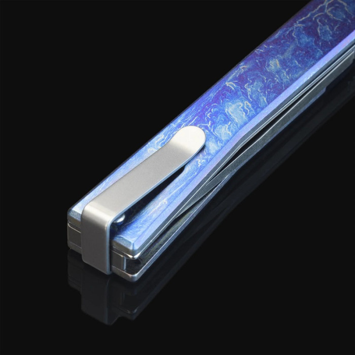 Ніж складаний Ocaso Anodized Titanium Solstice, Satin Finish (10DBS)