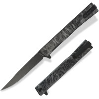 Нож складной Ocaso Engraved Titanium Solstice, Topo + Black Blade (10ETB)