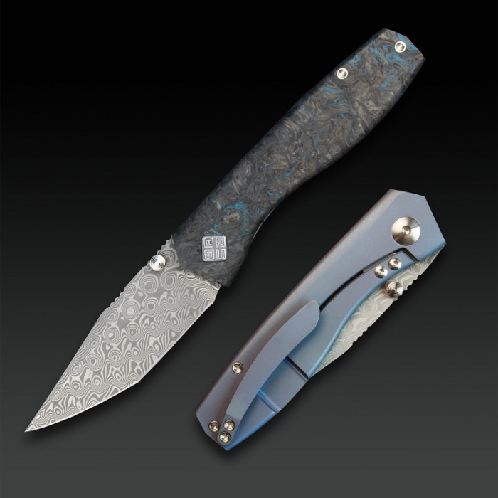 Ніж складаний Ocaso Delos, Dark Matter Blue (12IBL)