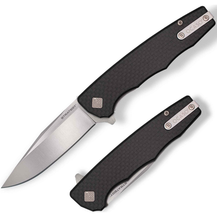Нож складной Ocaso Strategy, Carbon Fiber / G-10 Satin Blade (29BCD)