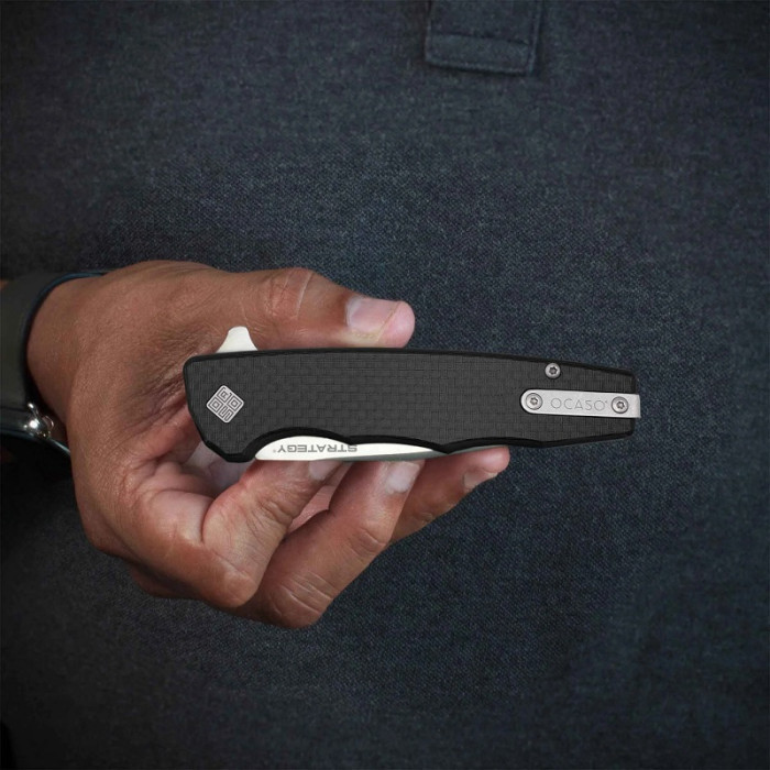 Нож складной Ocaso Strategy, Carbon Fiber / G-10 Satin Blade (29BCD)