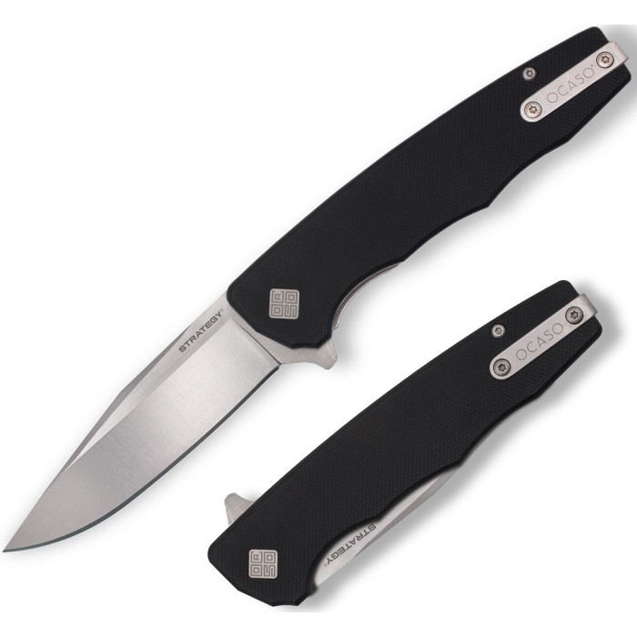 Ніж складаний Ocaso Strategy, Black G-10 / Satin Blade (29BGD)