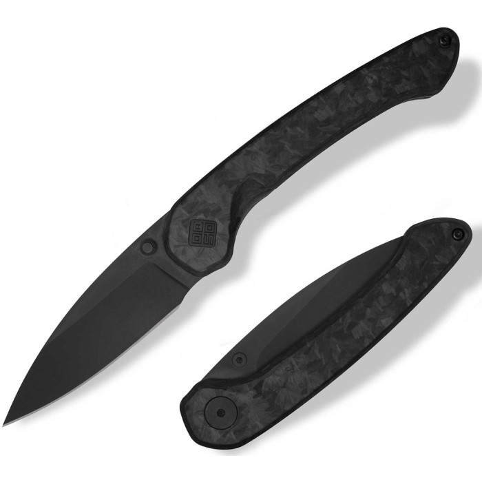 Нож складной Ocaso Seaton, Large, Carbon Fiber, Black (42CLB)
