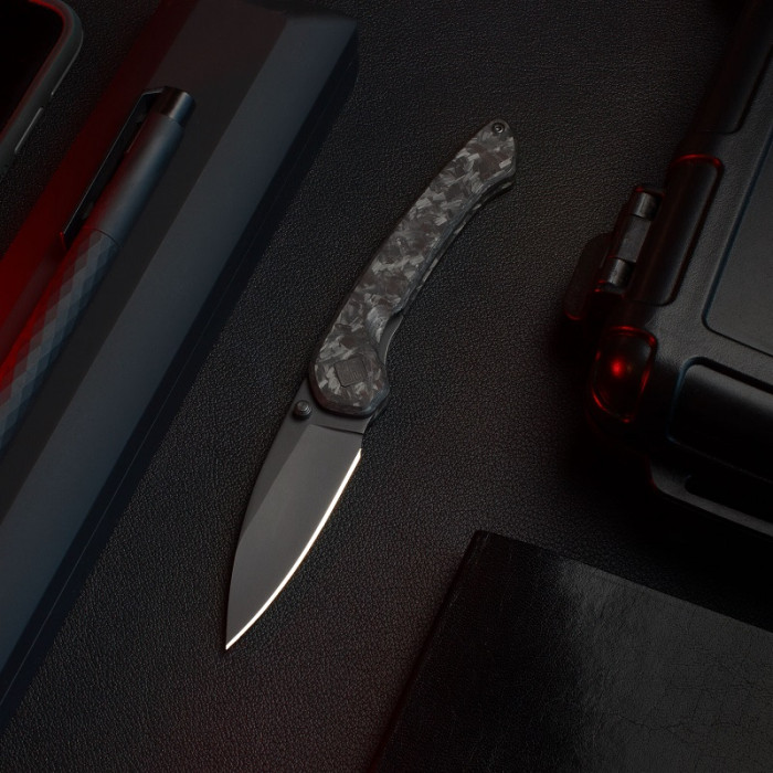 Нож складной Ocaso Seaton, Large, Carbon Fiber, Black (42CLB)