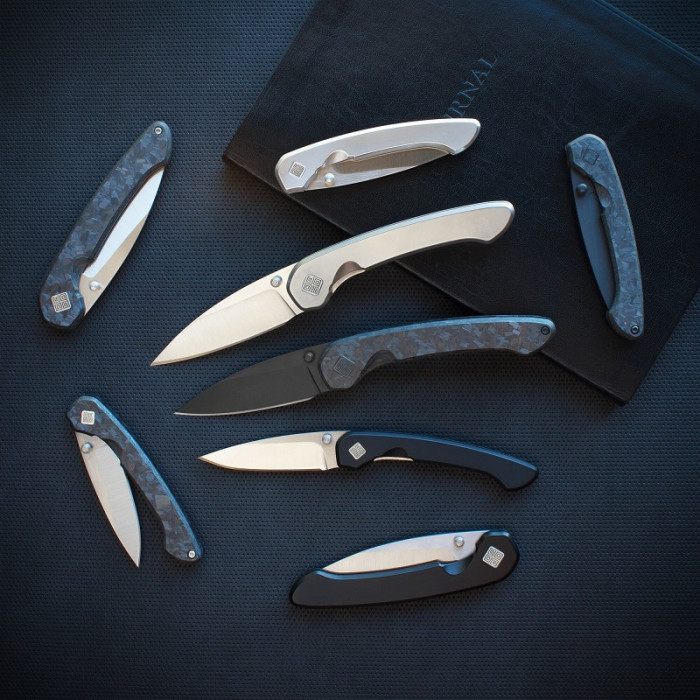 Нож складной Ocaso Seaton, Large, Carbon Fiber, Black (42CLB)