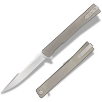 Нож складной Ocaso Solstice, Harpoon, Titanium, Satin (9HTS)