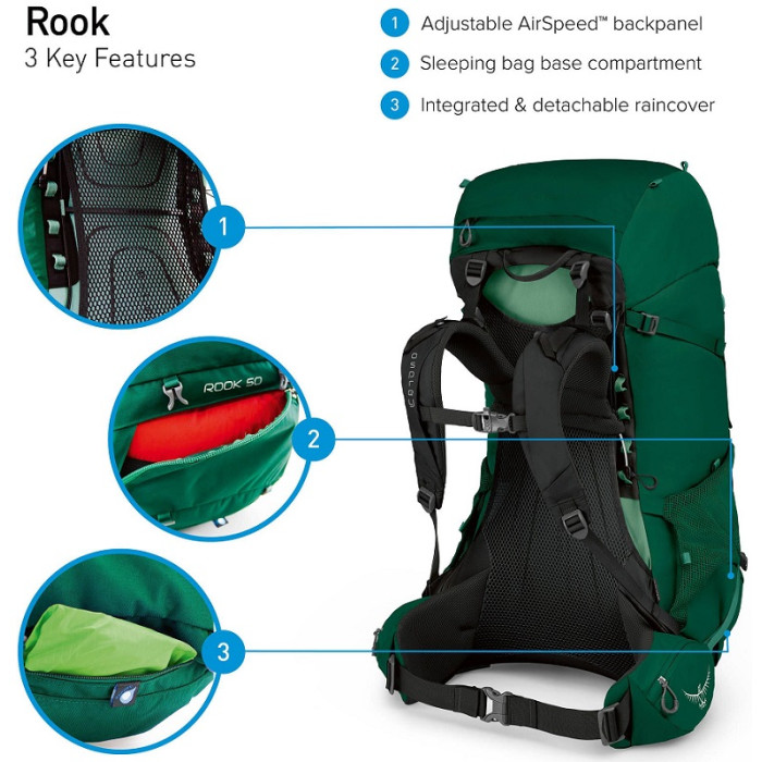 Рюкзак Osprey Rook 50 midnight blue (009.2733)