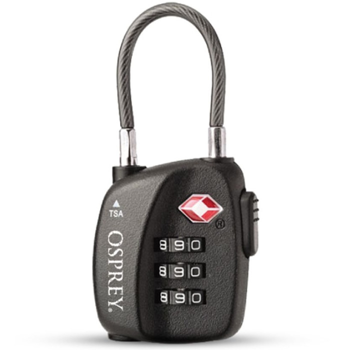 Замок Osprey Travel Sentry Cable Lock black (009.2674)