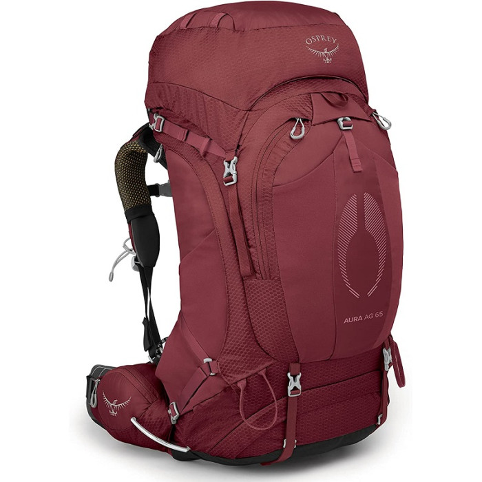 Рюкзак жіночий Osprey Aura AG 65 Berry Sorbet Red - WXS/S (009.2799)