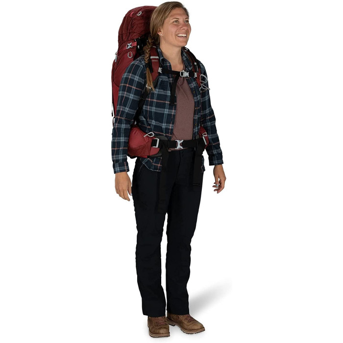 Рюкзак жіночий Osprey Aura AG 65 Berry Sorbet Red - WXS/S (009.2799)
