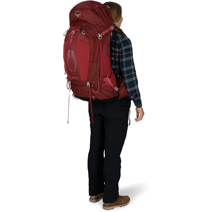 Рюкзак жіночий Osprey Aura AG 65 Berry Sorbet Red - WXS/S (009.2799)