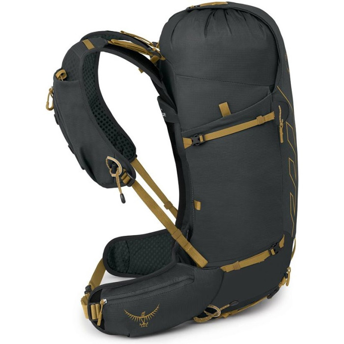 Рюкзак Osprey Talon Velocity 30 dark charcoal/tumbleweed yellow - S/M (009.3543)