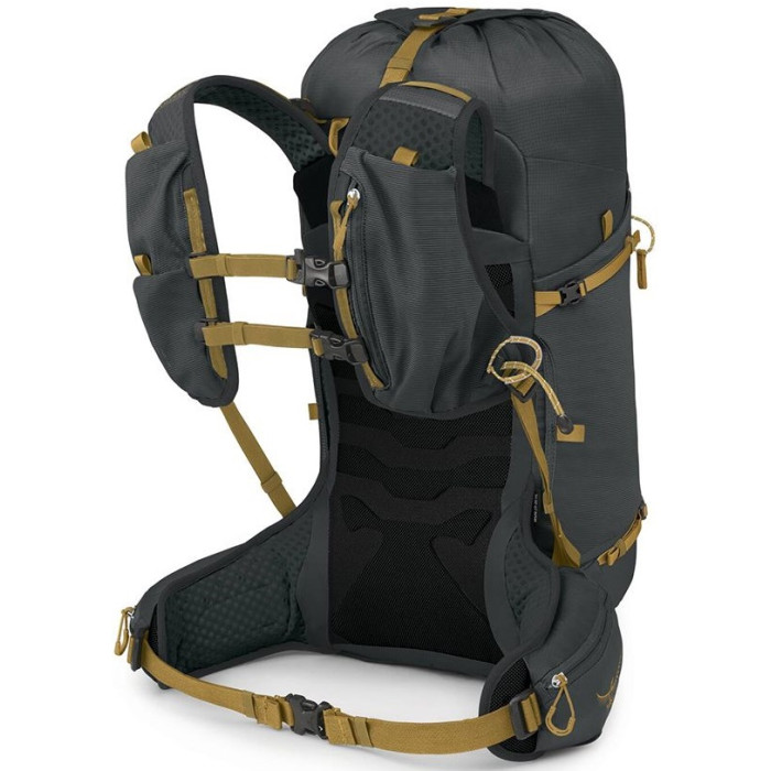 Рюкзак Osprey Talon Velocity 30 dark charcoal/tumbleweed yellow - S/M (009.3543)