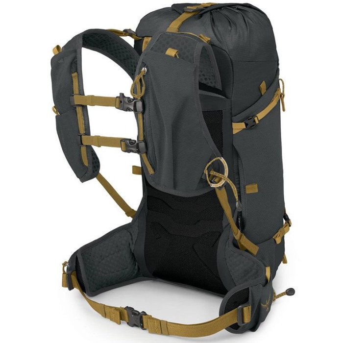 Рюкзак Osprey Talon Velocity 20 dark charcoal/tumbleweed yellow - S/M (009.3546)