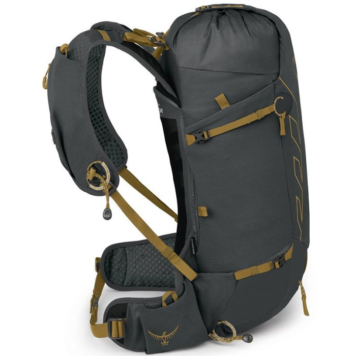 Рюкзак Osprey Talon Velocity 20 dark charcoal/tumbleweed yellow - S/M (009.3546)