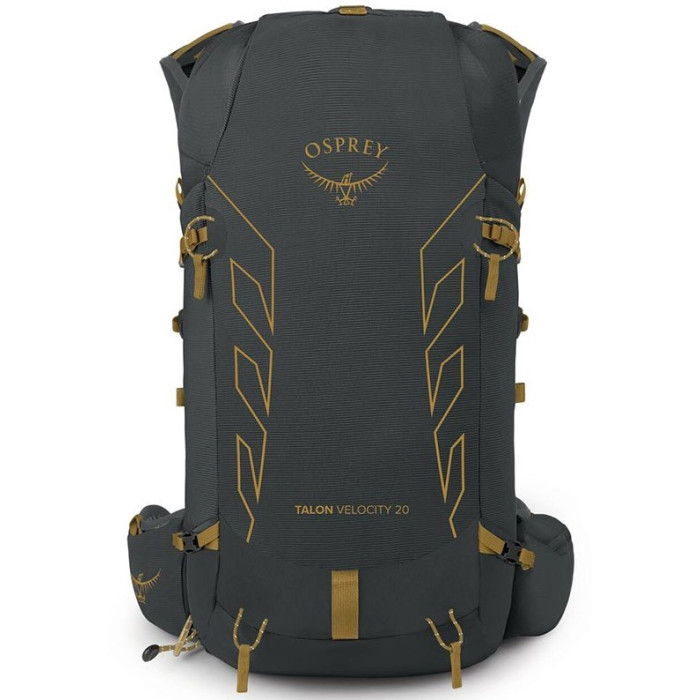 Рюкзак Osprey Talon Velocity 20 dark charcoal/tumbleweed yellow - S/M (009.3546)