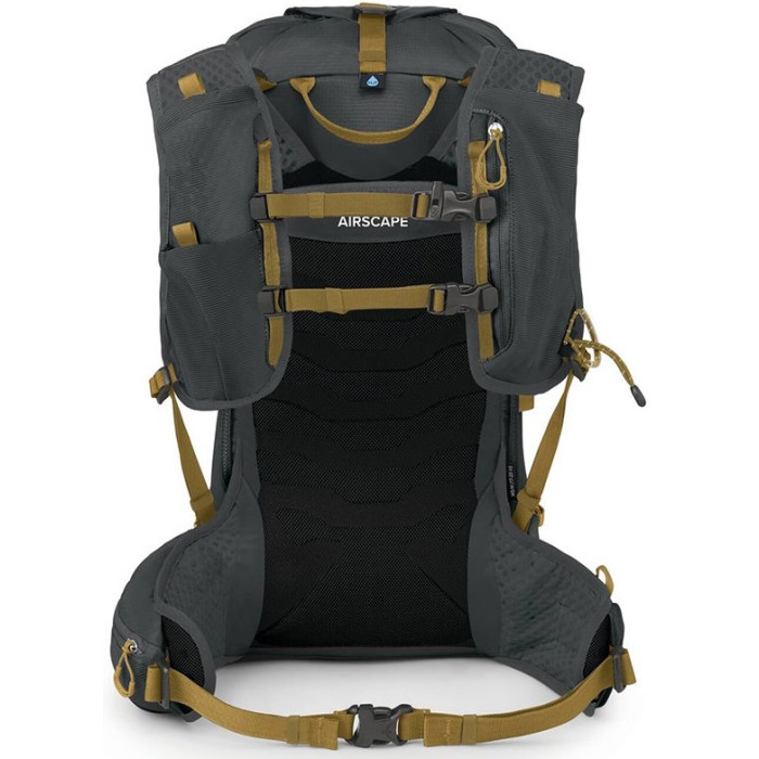 Рюкзак Osprey Talon Velocity 20 dark charcoal/tumbleweed yellow - S/M (009.3546)