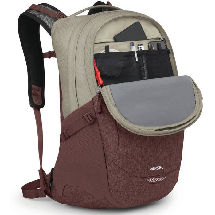 Рюкзак Osprey Parsec 26 sawdust tan/raisin red (009.3641)