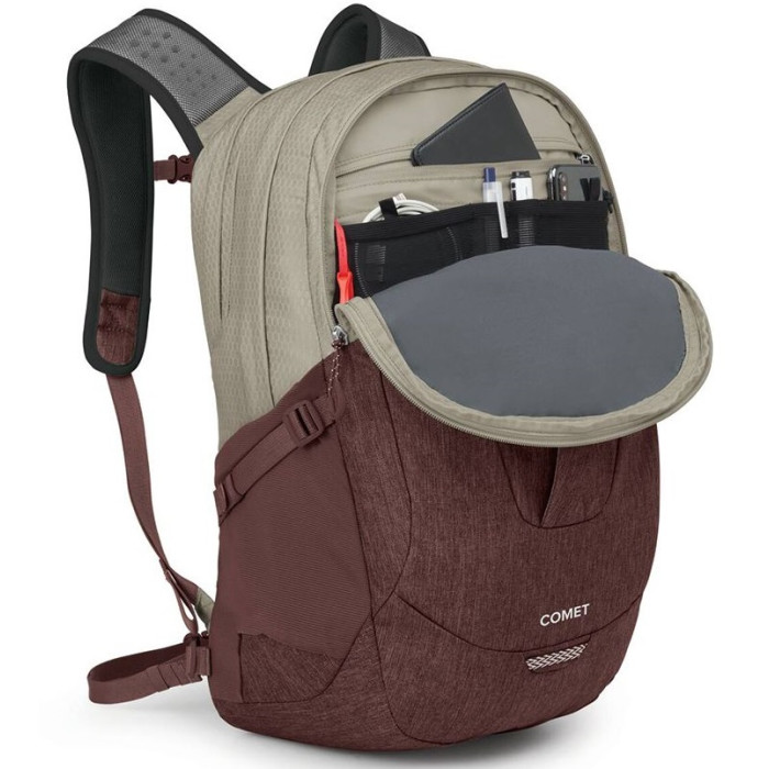 Рюкзак Osprey Comet 30 sawdust tan/raisin red (009.3645)