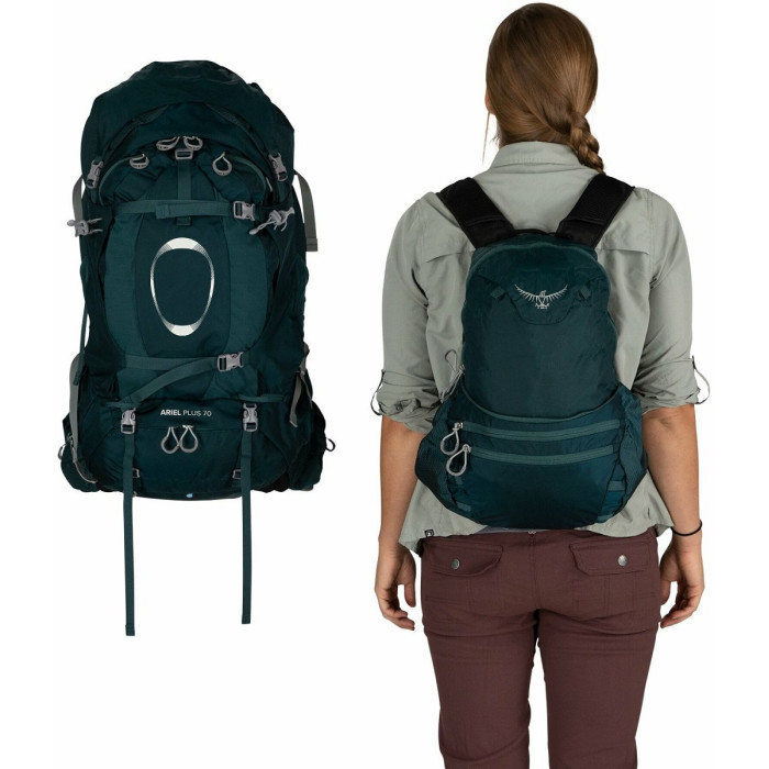 Рюкзак жіночий Osprey Ariel Plus 70 black - WM/L (009.2453)
