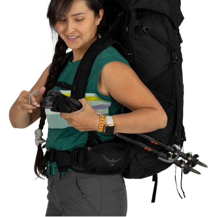 Рюкзак жіночий Osprey Tempest 44 black/coal grey - M/L (009.3836)