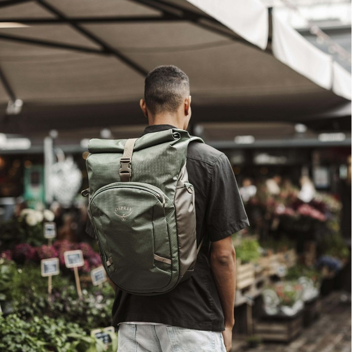 Рюкзак Osprey Transporter Roll Top pine leaf/earl grey (009.3920)