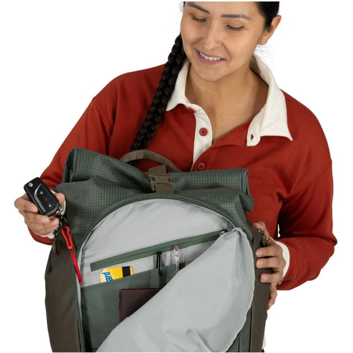 Рюкзак Osprey Transporter Roll Top pine leaf/earl grey (009.3920)