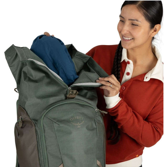 Рюкзак Osprey Transporter Roll Top pine leaf/earl grey (009.3920)