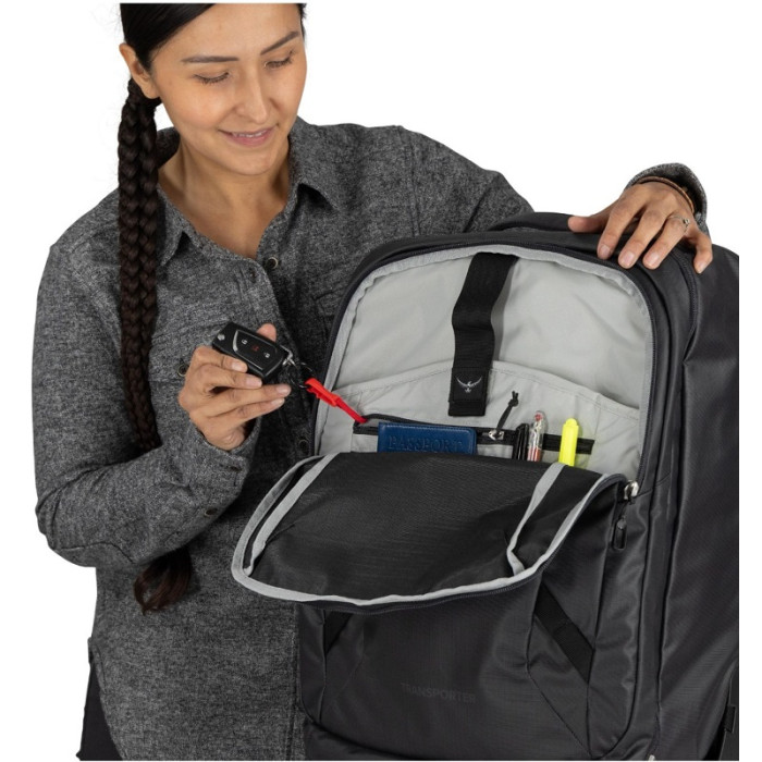 Сумка на колесах Osprey Transporter Wheeled Carry-On 38L blue flame/nocturnal blue (009.3977)