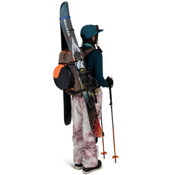 Рюкзак жіночий Osprey Sopris 25 magma brown/raven black (009.4100)