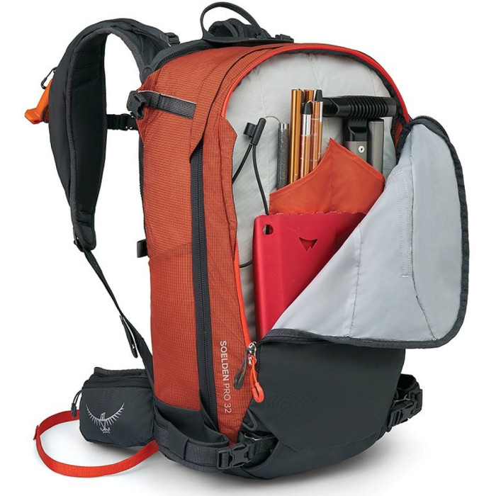 Рюкзак Osprey Soelden Pro E2 Airbag Pack 32 mars orange (009.4101)