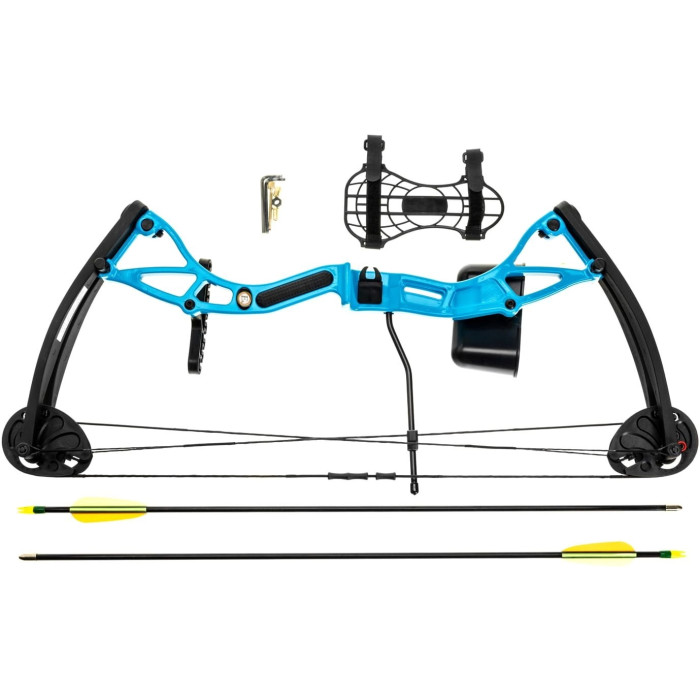 Лук блочний Poe Lang (Ek Archery) Buster Split Limbs 15-29 LBS, blue (CO-034U)