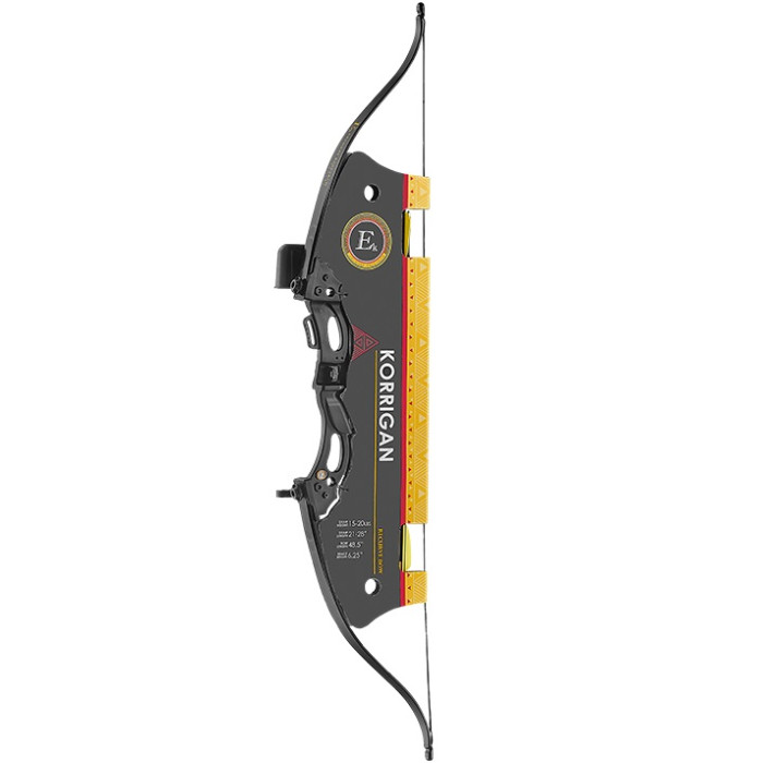 Лук рекурсивний Poe Lang (Ek Archery) Korrigan Youth Recurve 15-20 LBS, black (RE-011B)