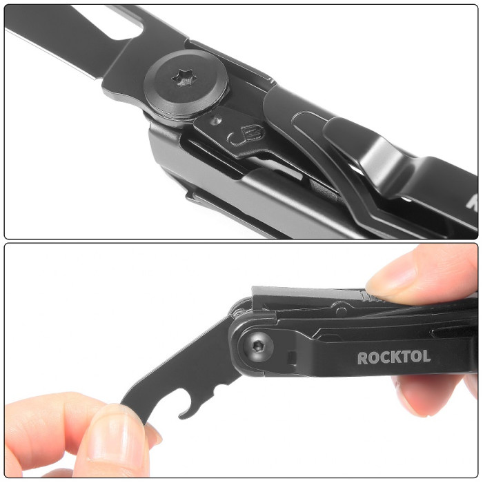 Ніж-мультитул Rocktol 12-в-1 (ST02B)