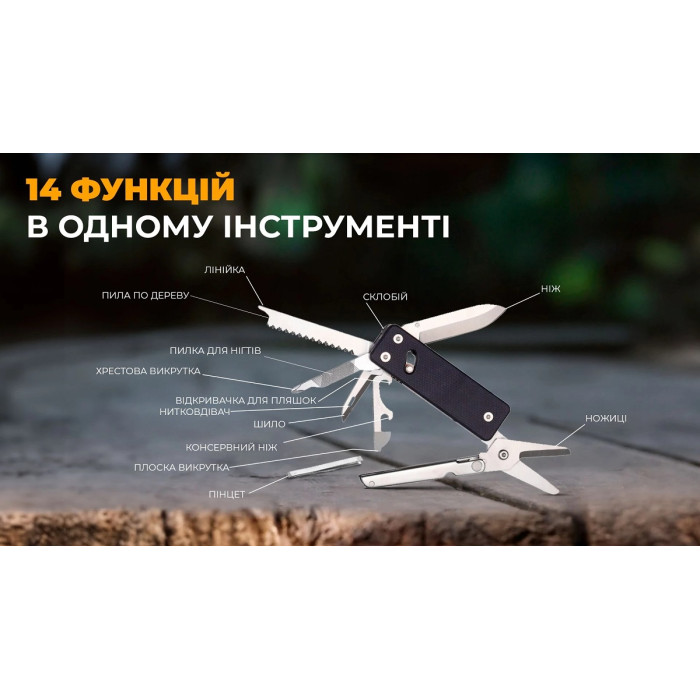 Мультитул Roxon KS2 Black (KS2)