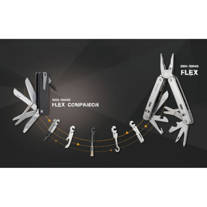 Мультитул Roxon Flex Companion, Black (S503G)