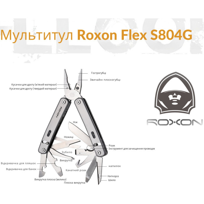 Мультитул Roxon Flex S804G (S804G)