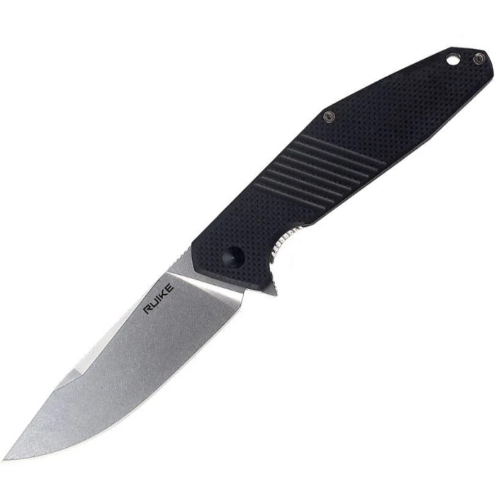 Нож складной Ruike D191-B, (9.2 см) 8Cr13Mov / G10 + steel 420 черный (D191-B)