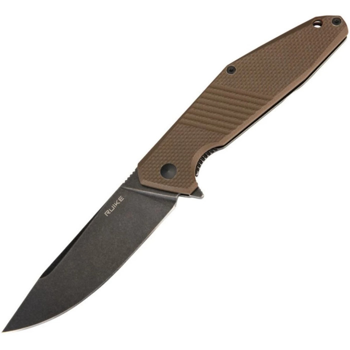 Ніж складаний Ruike D191-W, (9.2 см) 8Cr13Mov / G10 + steel 420 коричневий (D191-W)