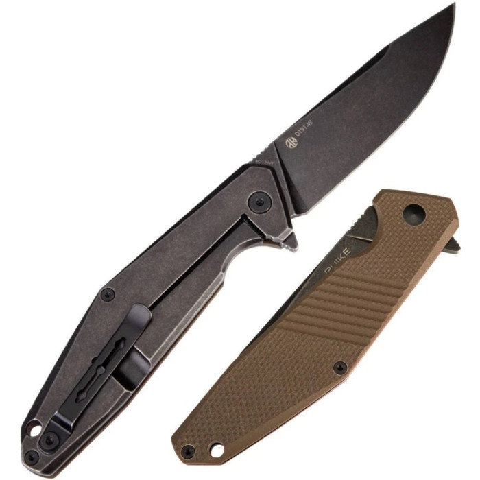 Ніж складаний Ruike D191-W, (9.2 см) 8Cr13Mov / G10 + steel 420 коричневий (D191-W)