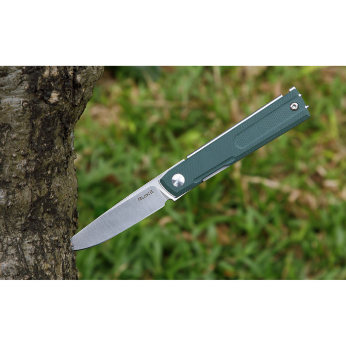 Нож складной Ruike D712-G, (7.7 см) 8Cr13Mov / G10 зеленый (D712-G)
