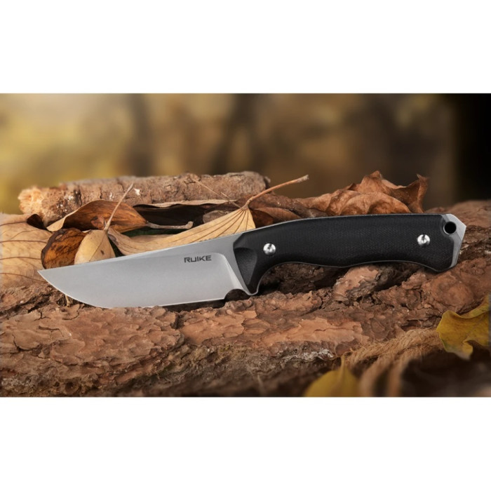 Ніж Ruike F186-MB, (11.8 см) D2 / Micarta чорний (F186-MB)