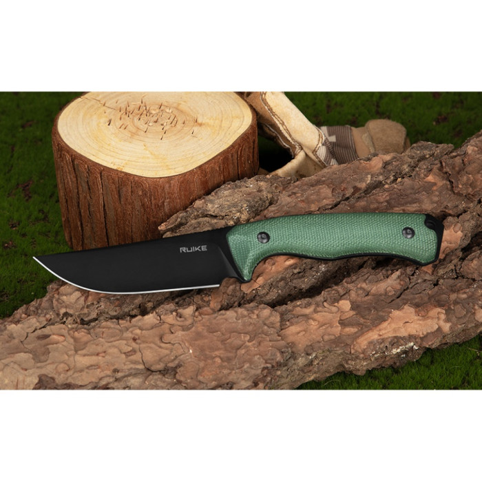 Ніж Ruike F186-MG, (11.8 см) D2 / Micarta зелений (F186-MG)