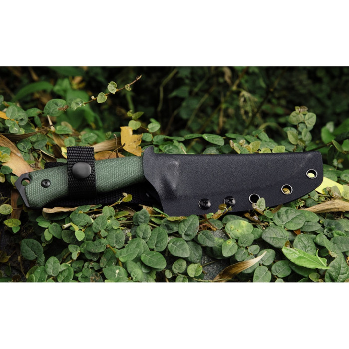 Ніж Ruike F186-MG, (11.8 см) D2 / Micarta зелений (F186-MG)