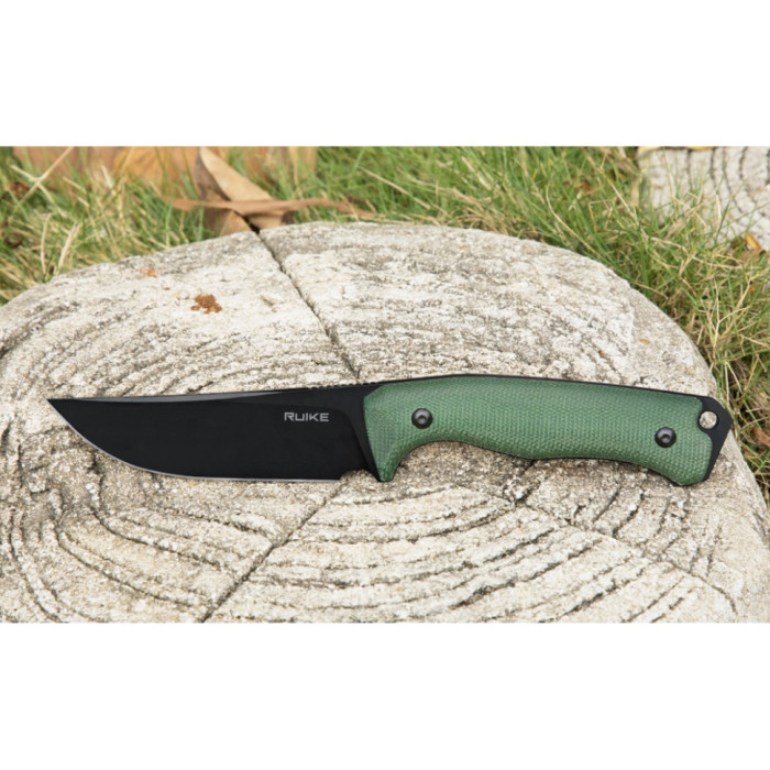 Ніж Ruike F186-MG, (11.8 см) D2 / Micarta зелений (F186-MG)