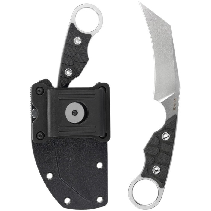 Ніж Ruike FS68, (8.6 см) 14C28N / G10 чорний (FS68)