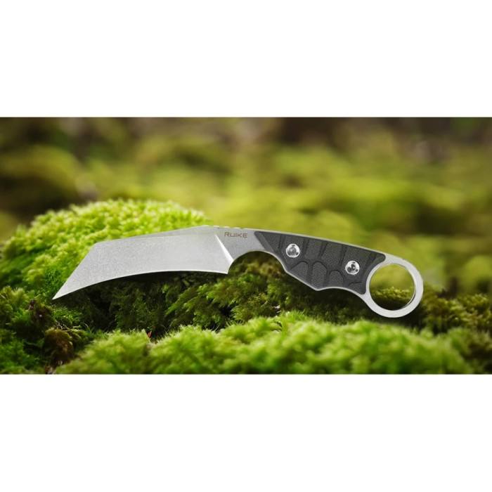 Ніж Ruike FS68, (8.6 см) 14C28N / G10 чорний (FS68)