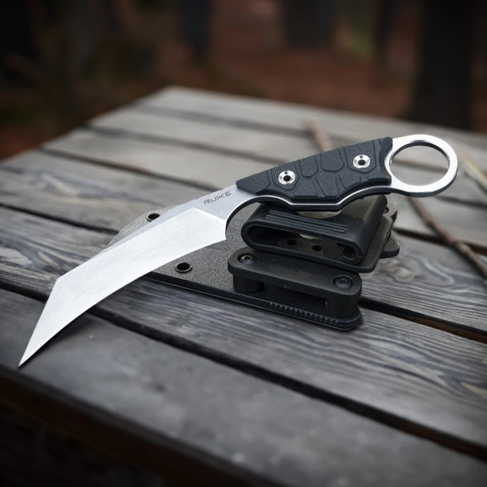Ніж Ruike FS68, (8.6 см) 14C28N / G10 чорний (FS68)