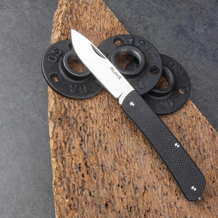 Нож многофункциональный Ruike Criterion L11, (8.5 см) 12C27 / G10 черный, 3 инстр. (L11-B)