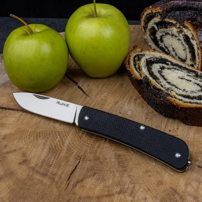Нож многофункциональный Ruike Criterion L11, (8.5 см) 12C27 / G10 черный, 3 инстр. (L11-B)